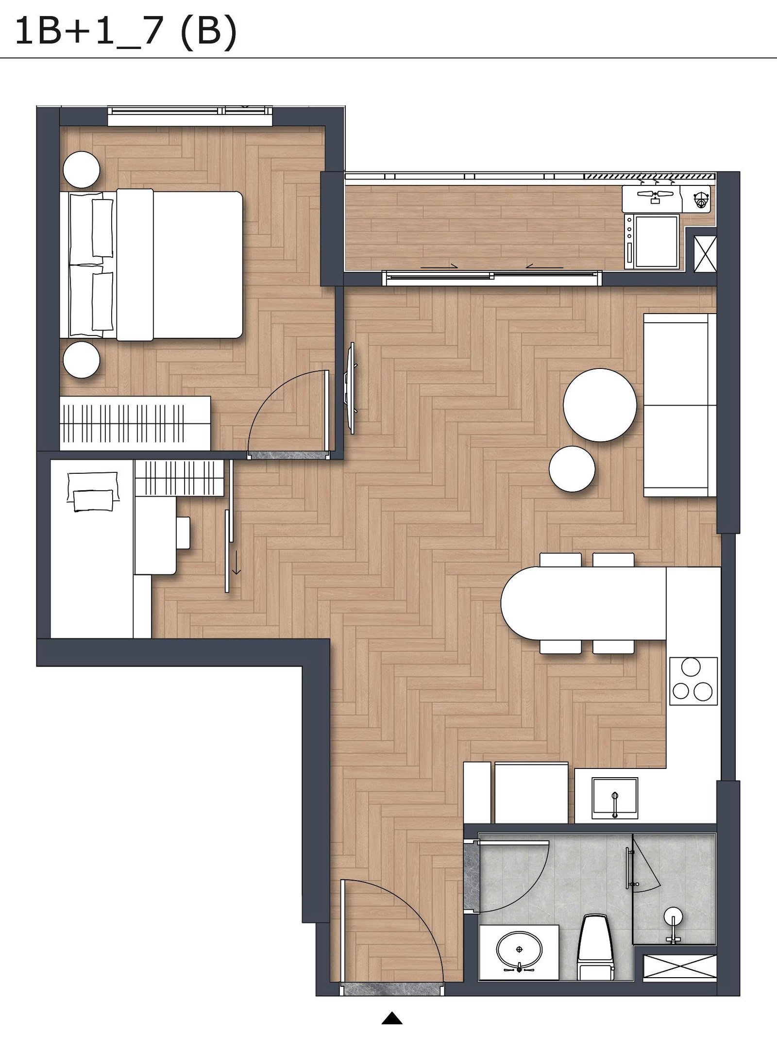 Căn Hộ 1PN Green Skyline